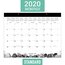 Cambridge for Jane Dixon Nautilus Monthly Desk Pad Calendar