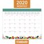 Cambridge for Jane Dixon Pebble Path Monthly Desk Pad Calendar