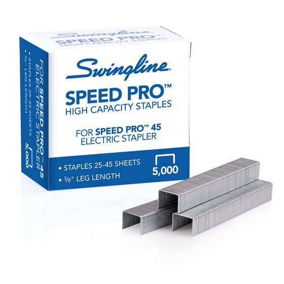 Swingline Speed Pro 45 Electric Stapler With Staples And Staple