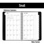 Cambridge Business Academic Weekly Monthly Planner, Small, Black