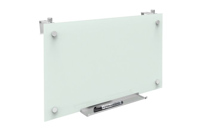 Quartet Infinity® Magnetic Glass Dry Erase Cubicle Board 30 X 18 White Surface Glass
