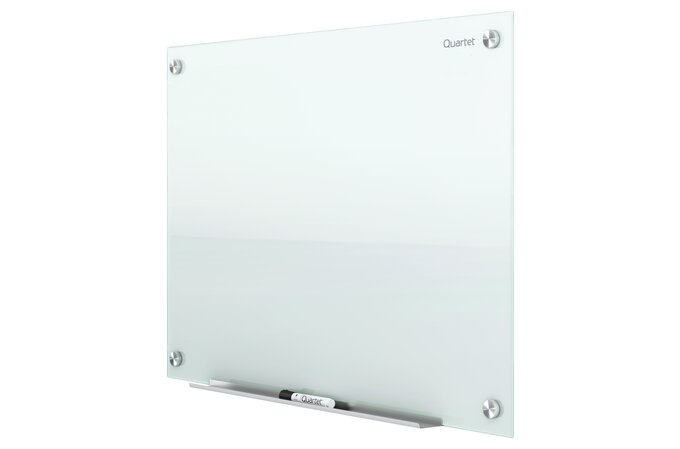  Quartet Whiteboard, Glass Dry Erase Board, Magnetic, 30 x 18,  Infinity Frameless Mounting, White Surface, Accessory Tray, 1 Dry Erase  Marker and 2 Glass Board Magnets (PDEC1830) : Everything Else