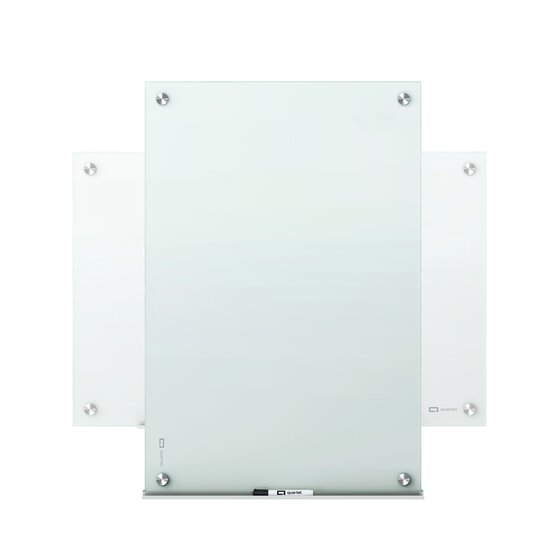 BOARD LINE Magnetic Glass Dry Erase Board 48 X 36 Inches Glass Board 