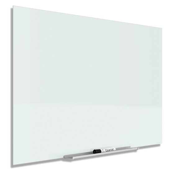 15.75" x 23.63" White Magnetic Glass Board & Dry Erase Board 