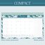 Jane Dixon for Cambridge Suzie Academic Compact Monthly Desk Pad Calendar
