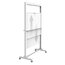Quartet Motion Dual-Track Mobile Magnetic Dry-Erase Easel, 40" x 68", Aluminum Frame thumbnail images 1 of 8