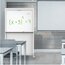 Quartet Motion Dual-Track Mobile Magnetic Dry-Erase Easel, 40" x 68", Aluminum Frame thumbnail images 2 of 8