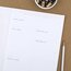Knot and Bow for Cambridge Striped Spine Academic Monthly Planner, Large