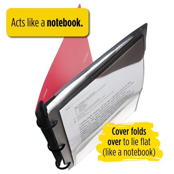 Notebook and Binder All-... Five Star Flex Hybrid Notebinder 1-1/2 Inch Binder 