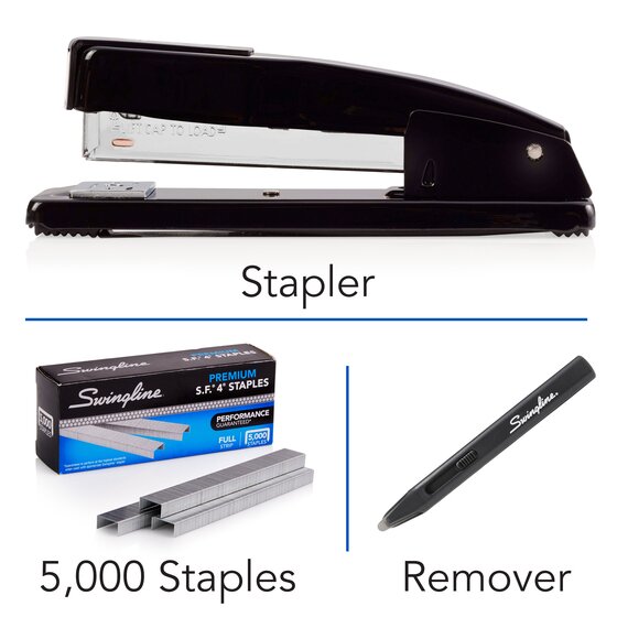 Commercial Desk Stapler Swingline Stapler 20 Sheets Capacity Black 44401 