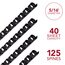 Mead CombBind Binding Spines, 5/16", Black, 125 Pack thumbnail images 3 of 8