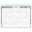 Cambridge Sahara Academic Monthly Desk Pad Calendar, Large
