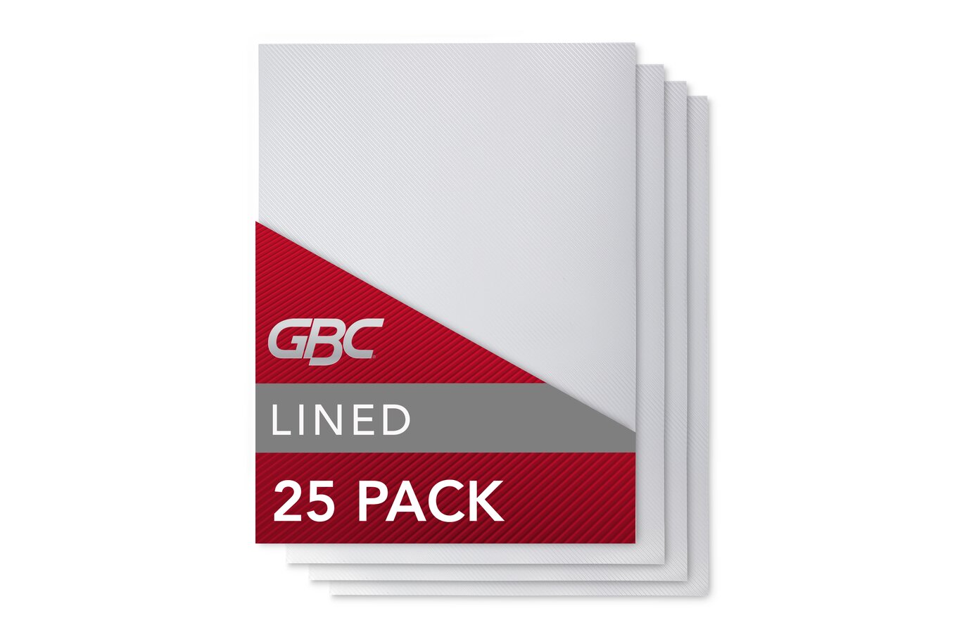 GBC Lined Design Binding Presentation Covers - For Letter 8 1/2