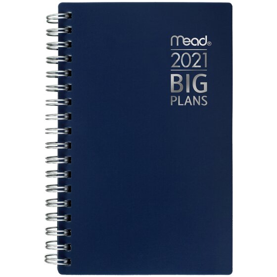 Mead BIG PLANS Weekly Monthly Planner, 15 Months, October Start