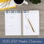 Cambridge Mimi Academic Weekly Monthly Planner, Small