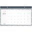 Ivory Ella for Cambridge Stripe Academic Compact Monthly Desk Pad Calendar