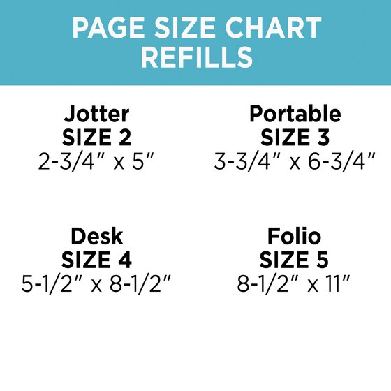 038-225 Folio Size 2 Months 8-1/2 x 11 AT-A-GLANCE Undated Daily Planner Refill Size 5 7-Ring 