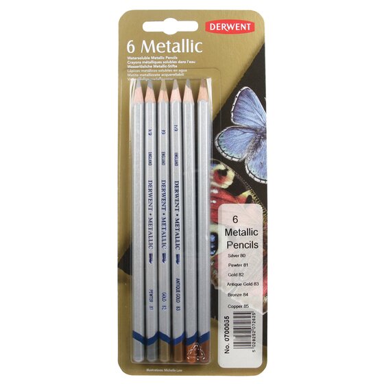 Metallic Traditional Pencil Blister