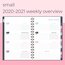 Ivory Ella for Cambridge Die Cut Academic Weekly Monthly Planner, Small