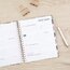 Ivory Ella for Cambridge Palm Academic Weekly Monthly Planner, Hardcover, Large