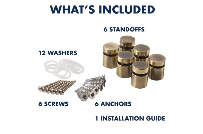 Quartet Glass Board Mounting Hardware Dry Erase Accessories Quartet Quartet Glass Board Mounting Hardware Dry Erase Accessories Quartet