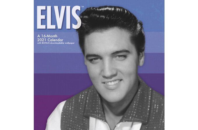 Elvis Presley 12 X 12 Monthly Wall Calendar Wall Calendars Mead wall calendar elvis calendar 2021
