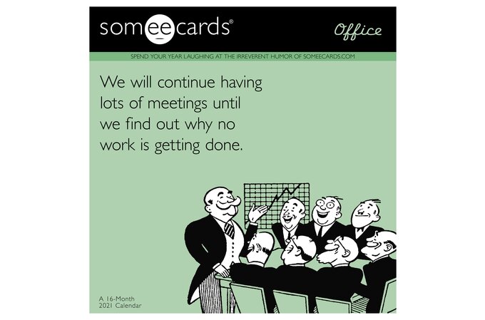 Someecards Office Monthly Wall Calendars Wall Calendars Mead someecards calendar 2021