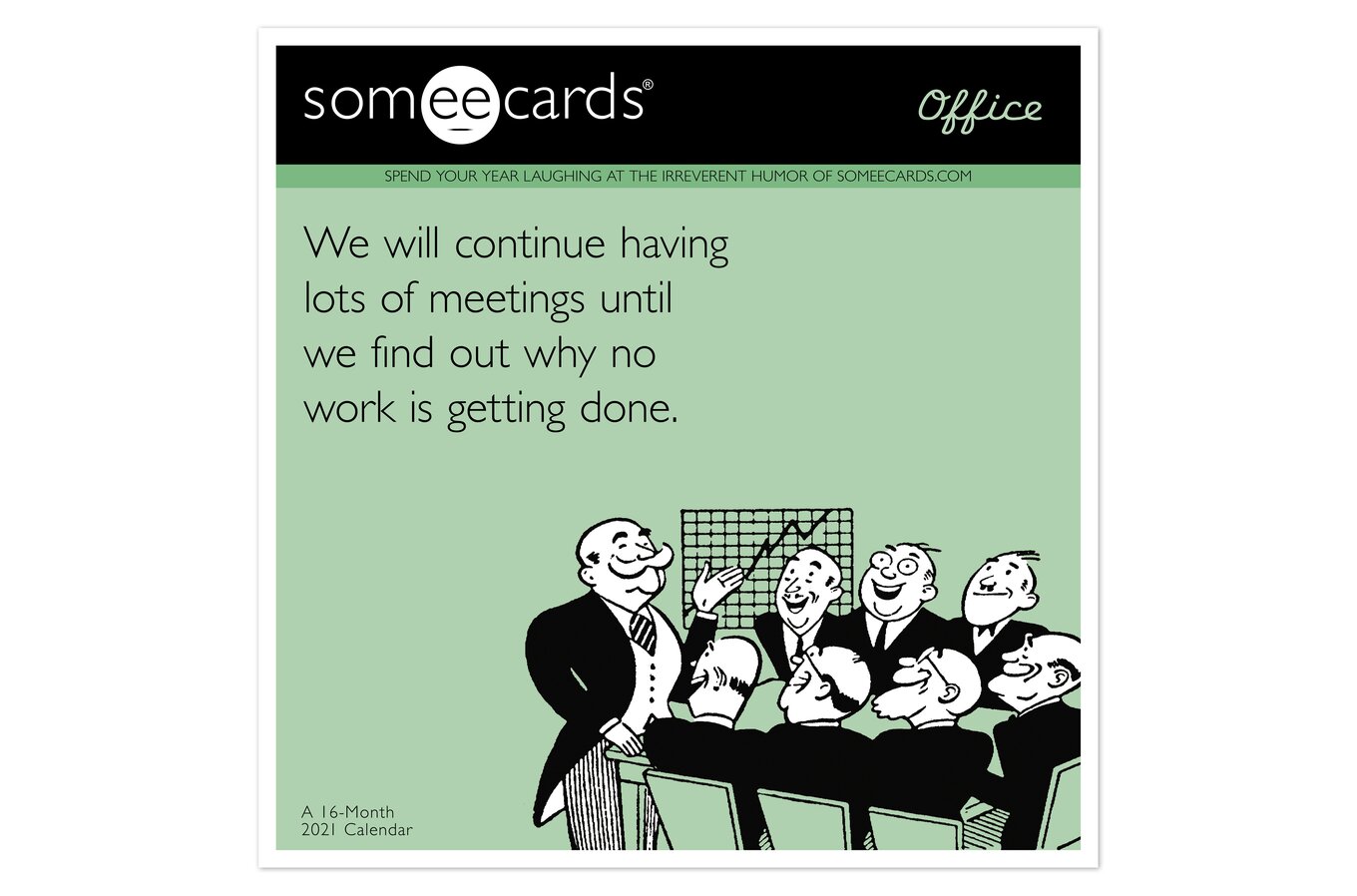 Someecards Office Monthly Wall Calendars Wall Calendars Mead someecards 2021 wall calendar