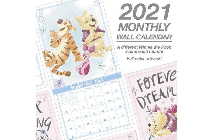 Disney Winnie The Pooh 12 X 12 Monthly Wall Calendar Wall Calendars Mead calendar 2021 winnie the pooh