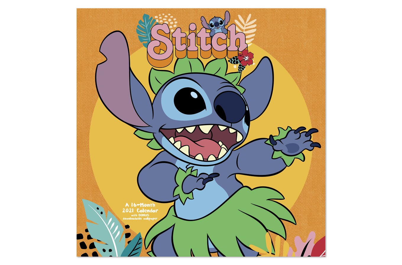 Disney Stitch 12 X 12 Monthly Wall Calendar Wall Calendars Mead