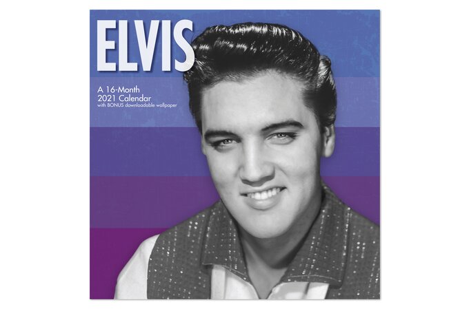 Elvis Presley 12 X 12 Monthly Wall Calendar Wall Calendars Mead elvis wall calendar 2021 acco