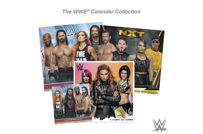 Wwe Monthly Wall Calendars Wall Calendars Mead wwe 2021 wall calendar miz