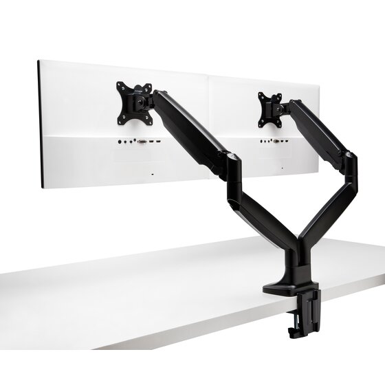 height adjustable dual monitor arm