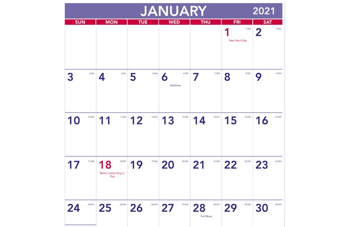 At A Glance 21 Yearly Wall Calendar Extra Large 36 X 24 Yearly Wall Calendars At A Glance