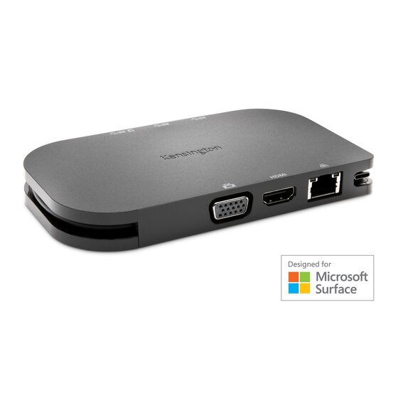 SD1610P USB-C Mini Mobile 4K Dock w/ Pass-Through Charging for Microsoft Surface Devices