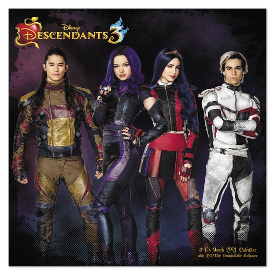 Disney Descendants 3 12" x 12" Monthly Wall Calendar | Wall Calendars