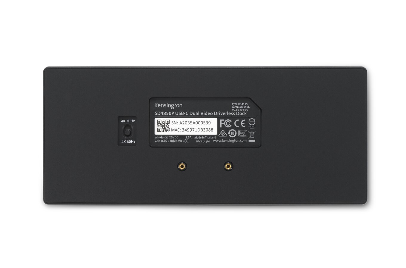 SD1650P Station d'accueil mobile USB-C 4K avec transfert d'alimentation  jusqu'à 100 W, Universal Laptop & USB Docking Stations