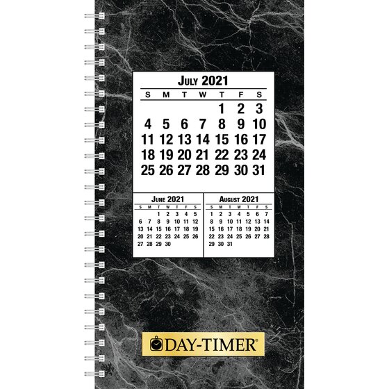 DayTimer Two Page Per Day Original Planner Refills, 3 1/2" x 6 1/2