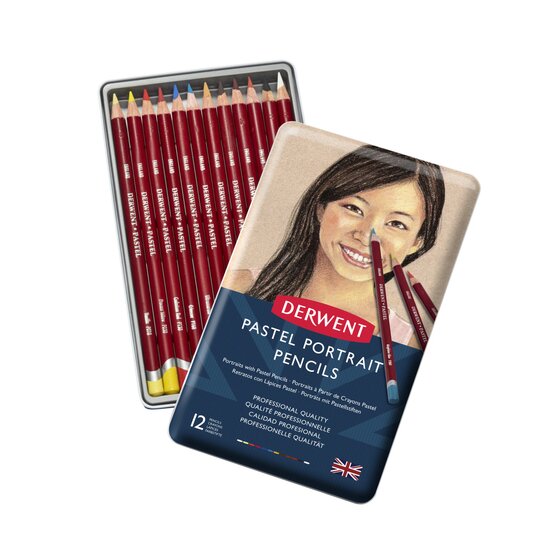 Pastel Portrait Pencil 12 Tin