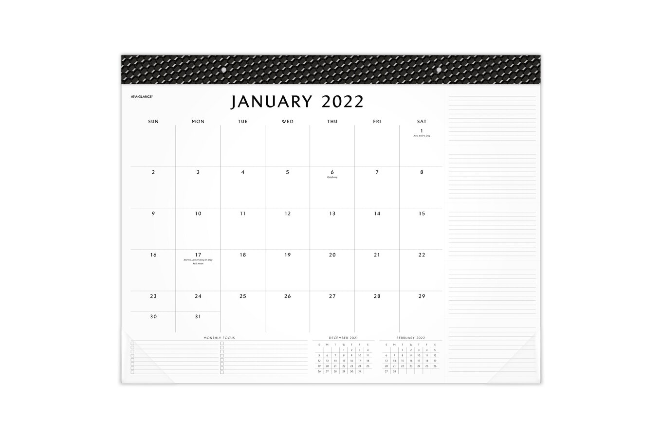 At A Glance Elevation 2022 Monthly Desk Pad Calendar Standard 21 3 4 X 17 Desk Pad Calendars At A Glance