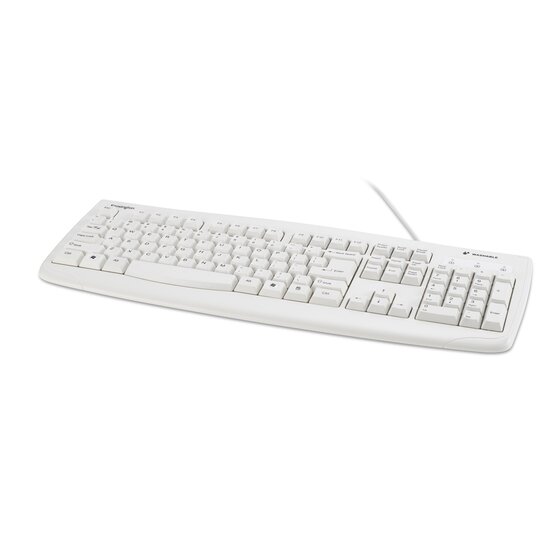 Kensington Pro Fit Ergo Veal ホワイト Pro Fit™ USB Washable Keyboard | キーボード | Kensington