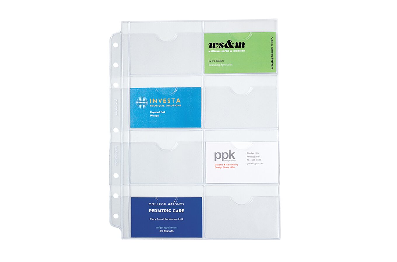 page card holder