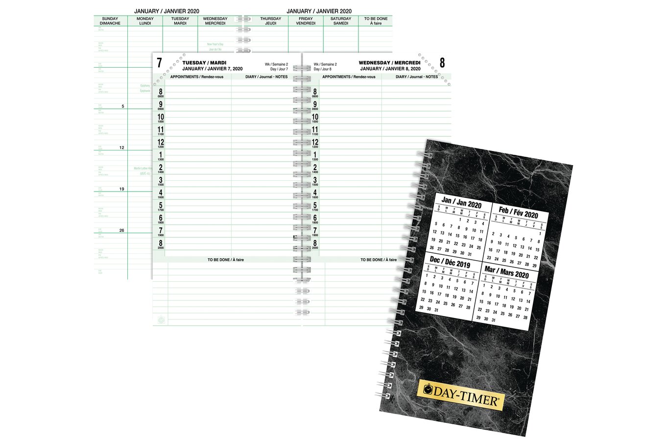 Day Timer 21 Bilingual One Page Per Day Planner Refill Wirebound Pocket Size 3 1 2 X 6 1 2 Daily Day Timer Day Timer 21 Bilingual One Page Per Day Planner Refill Wirebound Pocket Size 3 1 2 X 6 1 2 Daily Day Timer