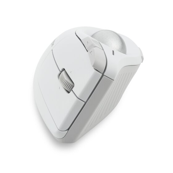 Pro Fit® Ergo Vertical Wireless Trackball - White