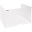 Quartet Three-Sided Acrylic Table Divider, Clear thumbnail images 1 of 1