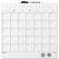 Quartet Magnetic Dry-Erase Calendar Board, 14" x 14", Frameless thumbnail images 1 of 6