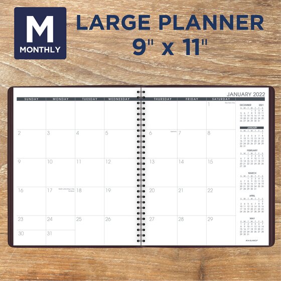 9x11 2018 monthly planner multi year