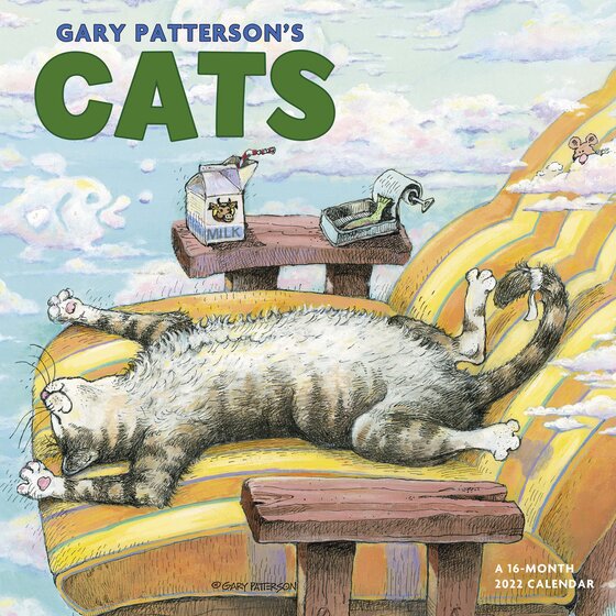 2022 calendar calendars gary cats monthly mead patterson planners