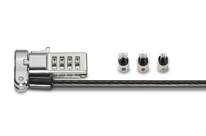 Universal 3-in-1 Serialized Combination Cable Lock (Standard, Noble, Nano)