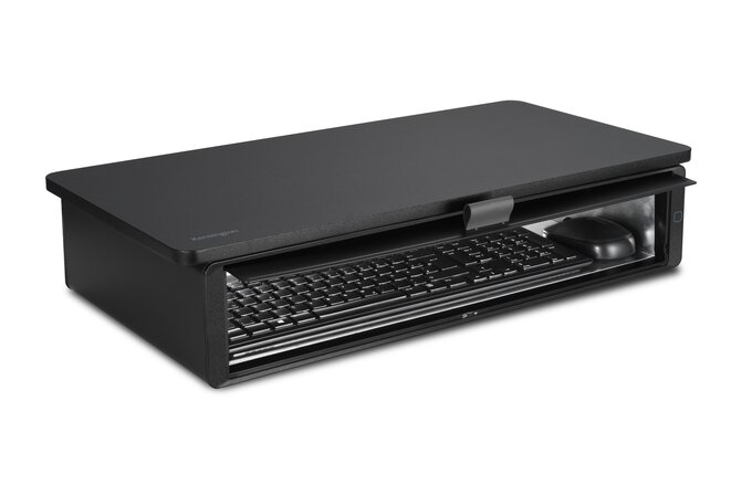UVStand™ Monitor Stand with Kensington | & Laptop Sanitization Ergonomic Compartment Stand Monitor | Riser Laptop | UVC